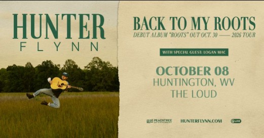 Hunter Lynn with Logan Mac on October 8 at The Loud!